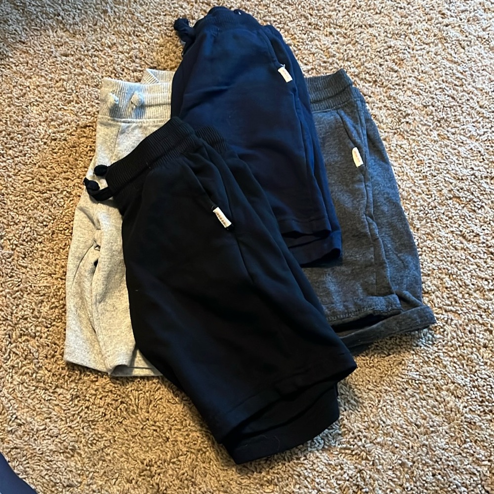 4pcs Boys Cotten Drawstring Shorts